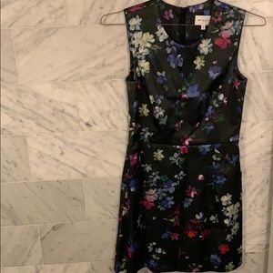 MILLY floral mini dress